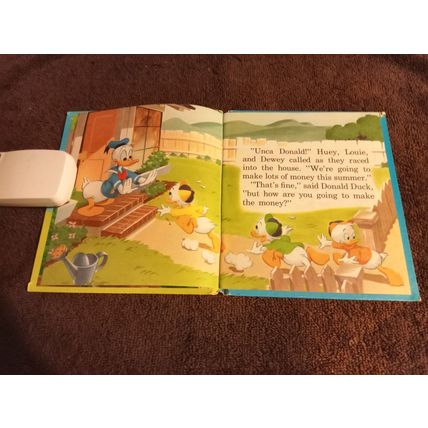 Tell-A-Tale Donald Duck's Lucky Day By Walt Disney Production 1951 Great Shape