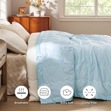 Bedsure Summer down Alternative Blanket for Bed, Queen Size Lightweight Cooling