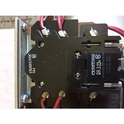 GENERAL ELECTRIC CR305F0**AAKH CONTACTOR STARTER,COIL 44v,460-480V SIZE 4,BP
