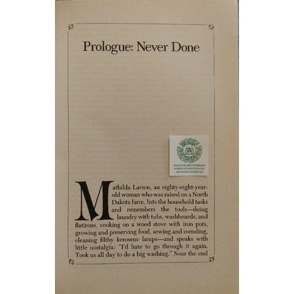 NEVER DONE A HISTORY OF AMERICAN HOUSEWORK by SUSAN STRASSER