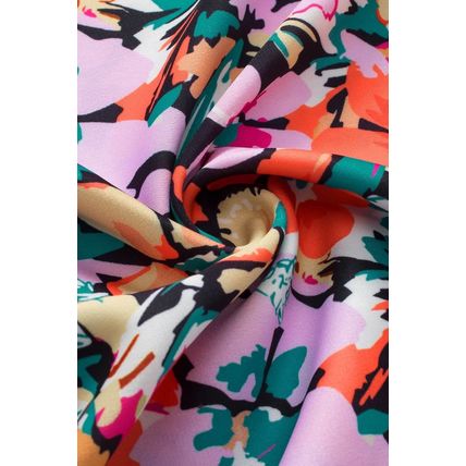 Multicolour Tiered Ruffled Sleeve Floral Blouse
