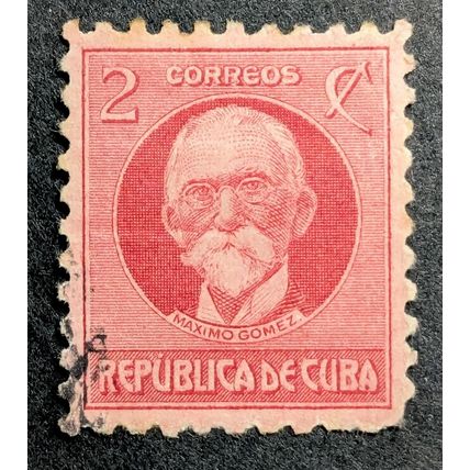 Stamp Cuba SG337 1925 2c Gomez Used
