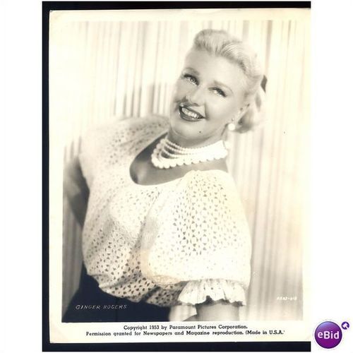 GINGER ROGERS Paramount Pictures 1953 Press Still (P1143-218)