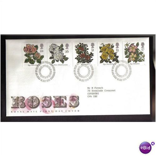 GB 1991 ROSES (BUREAU) SHS PMK