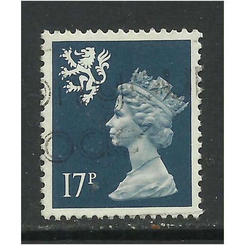 Scotland GB 1990 17p Deep Blue Centre Band SG S58.(D142)