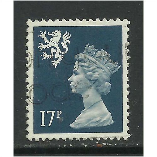 SCOTLAND GB 1990 17p Deep Blue Centre Band SG S58.(D142)