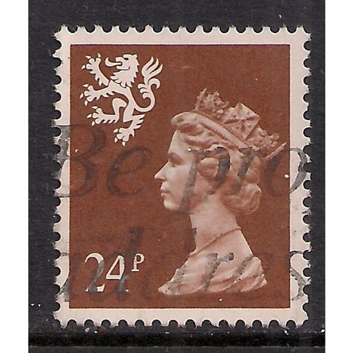 Great Britain QEII 1991 Scotland 24p Chestnut Used SG S70 Sc SMH47 postage stamp