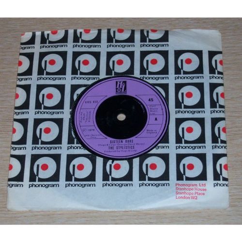 The Stylistics - Sixteen Bars - 7'' Vinyl Single