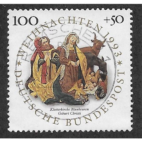 GER 1993 100pf+ 50 'CHRISTMAS' FINE USED (EBID54-552)