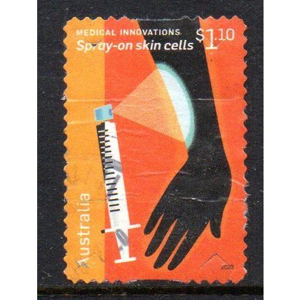 AUSTRALIA: 2020, $1.10 MEDICAL INOVATIONS, USED SELF-ADHESIVE STAMP. 173-198