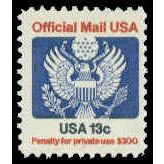 O129 13c Eagle Fine MNH G0592