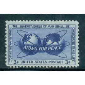 1070 3c Atoms for Peace Fine MNH MA0164