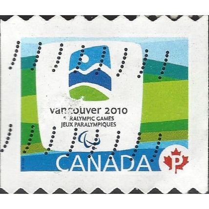CANADA, Vancouver 2010 Paralympic Winter Games, blue 2009, P, #3
