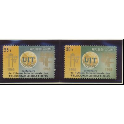 Guinea Stamps Scott #380 To 381, Mint Never Hinged
