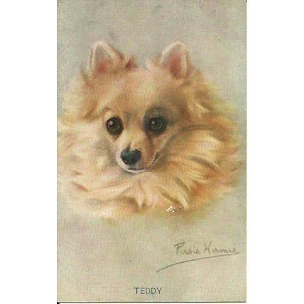 Art PERSIS KIRMSE "Teddy" Postcard (Celesque 988)