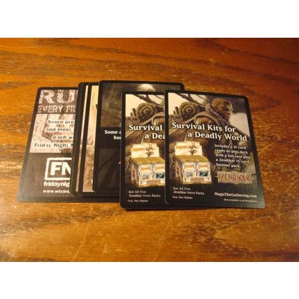Magic The Gathering, MTG, 7- Cards, 1993-2009, Diff. Backs, SNAKE, ex/nm
