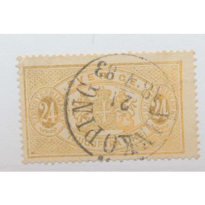 Sweden Stamp Scott #O21, Used, 1883 Cancel