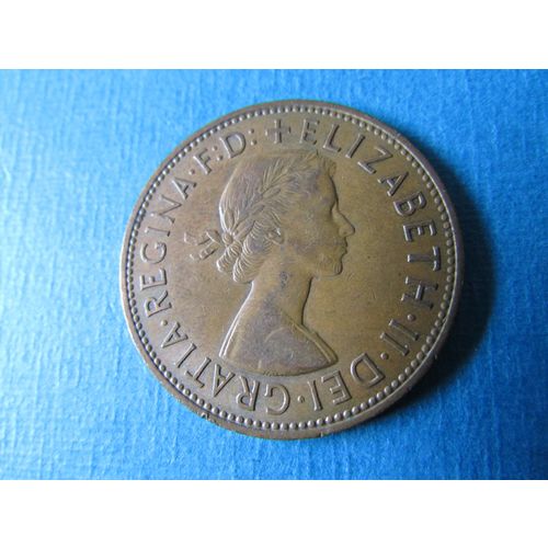 1966 QUEEN ELIZABETH II ONE PENNY FREE POST. (j) AAJ
