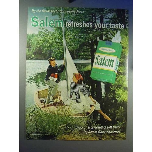 1967 Salem Cigarettes Ad - Refreshes