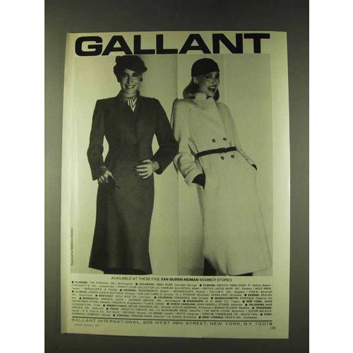 1979 Gallant Fashion Ad - Designed by Rebecca Moses