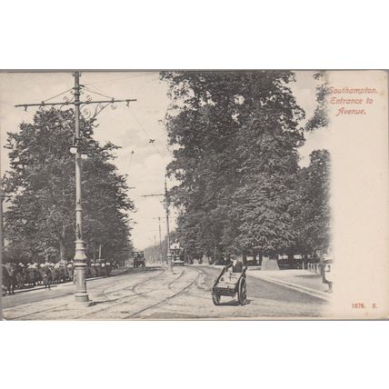 PPC Southampton Entrance to Avenue c1905 Hampshire
