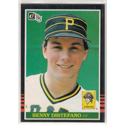 1985 Donruss baseball card 166 Benny Distefano RC
