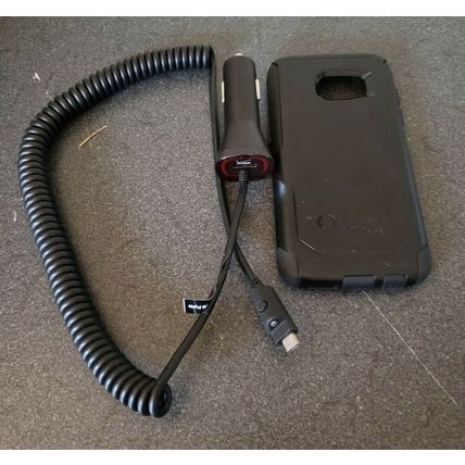 Samsung Galaxy 6 Otter Box Case and Verizon Car Charger