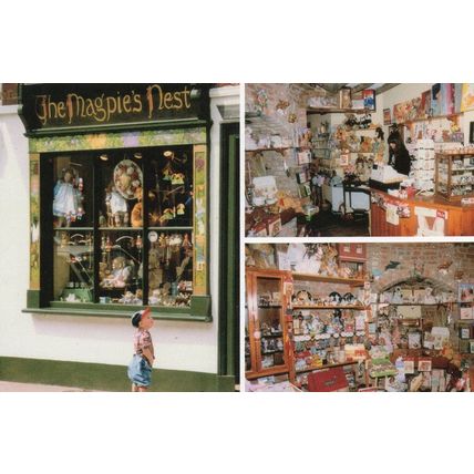 The Magpies Nest Canterbury Curiosity Antiques Novelty Shop Postcard