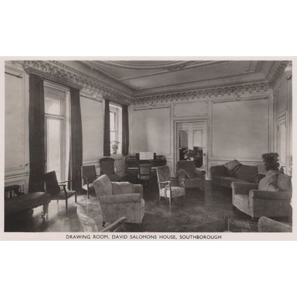 David Salmons House Drawing Room Scarborough Yorkshire Postcard