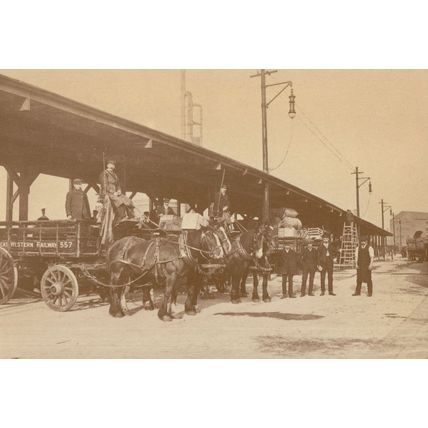 Great Eastern Railway Lambeth Carters in 1905 Railway Postcard