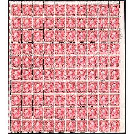 634, Mint NH 2¢ Electric Eye Sheet of 100 Stamps .. Stuart Katz