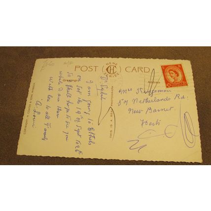 1960s Coates Real photo Postcard - Sunken Gardens- Clacton on sea - Essex