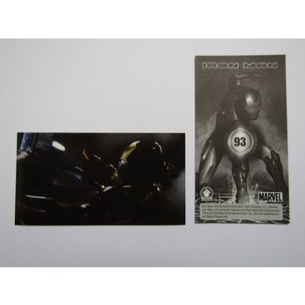 Marvel - Iron Man The Movie 2008 - Preziosi Sticker Drop-down Choice (e18)