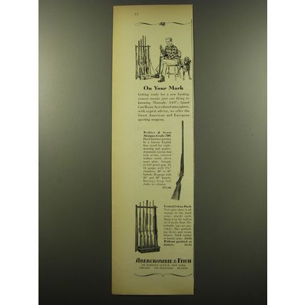 1959 Abercrombie & Fitch Advertisement - Webley & Scott Shotgun Grade 700