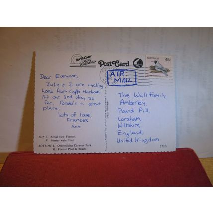multiview, FORSTER, NEW SOUTH WALES, AUSTRALIA used postcard. 1983 pm =