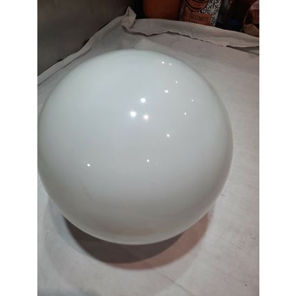 Vintage White Glass Orb/Globe Glass Light Shade