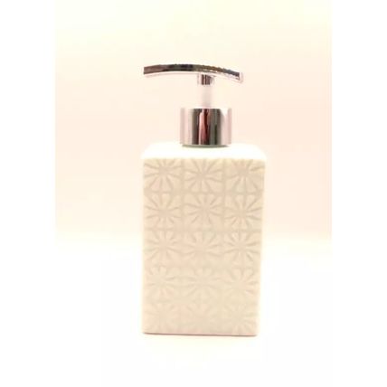 Pale Blue Floral Pattern Soap Dispenser 16.5 CM Gift Home Decor Hygiene
