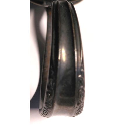 Vintage Old Holmes & Edwards IS Silverplate Curved Handle Baby Spoon Utensil