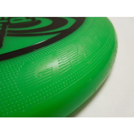 Green JA-RU Rad Flyer Gripper Frisbee 180 Grams Competition Disc 10.25" Wide
