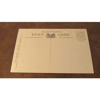 Valentines Clan Robertson Tartan Postcard - Edinburgh Castle / Highlanders- A791