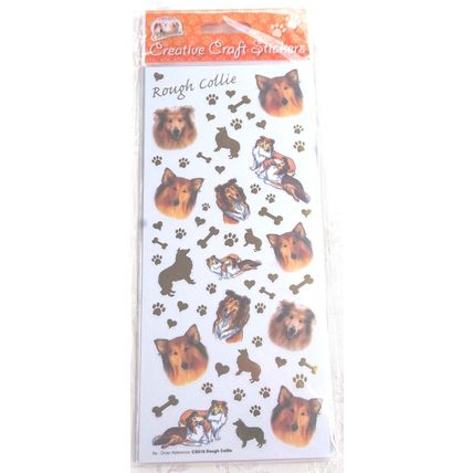 Dog breed craft stickers many breeds available 29 designs peel and stick