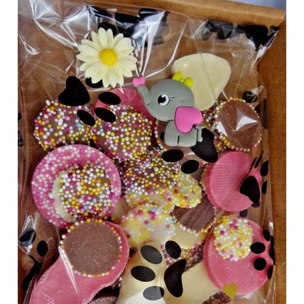 Dog Birthday Gift Treat Box With A Selection Of Pic N Mix Dog Safe Choc Treats