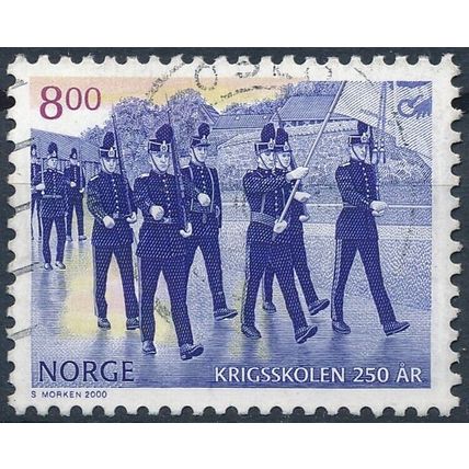 250th Anniv Royal Norwegian Military Academy: 8k - Norway 2000 - F H - MiNr 1353
