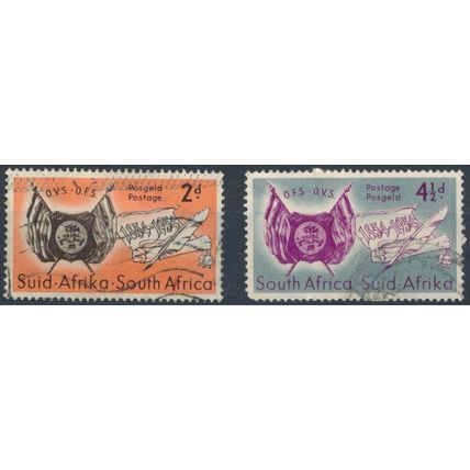 Centenary of Orange Free State - South Africa 1954 - F H - SG 149/50