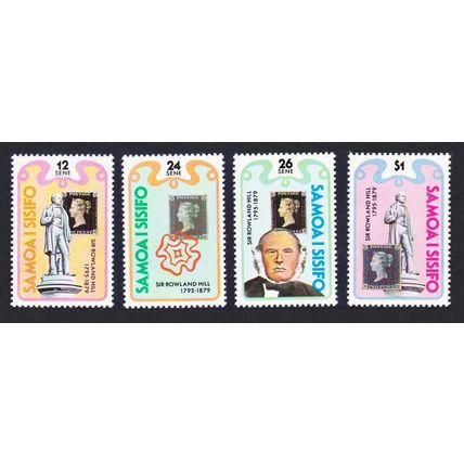 Samoa Sir Rowland Hill 4v 1979 MNH SG#551-554 Sc#513-516