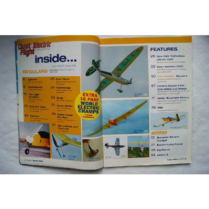 2004 Quiet & Electric Flight Magazine - August