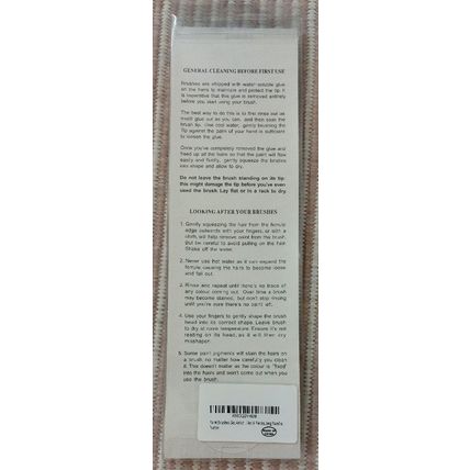 Pack of 6 quality artist paint brushes