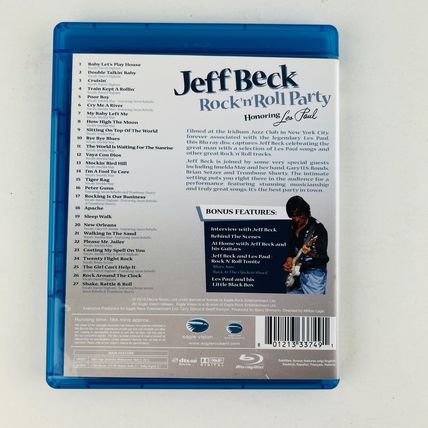 Jeff Beck Rock N Roll Party Honoring Les Paul Blu-ray Disc