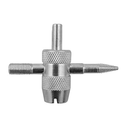 4-Way Valve Repair Core Key Tool Removal Car Motorcycle Motorbike Van Bike Tyre