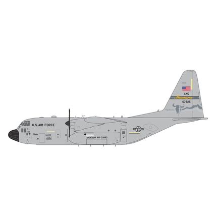 C-130H HERCULES USAF 120TH AW, 186TH - GEMINI JETS G2AFO1410 1/200 - PRE ORDER